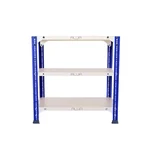 ALIJA 24 x 23 x 12 Inch 3 Shelves Multipurpose Adjustable Storage Rack With Accessories