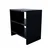 ALIJA 3 Shelves Solid Metal Bookcase/Library/Book Shelf/Rack 24 x 23 x 15 Inch | (Black, Solid)