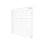ALIJA 24 x 24 inch White Metal Grid Wall Panel, Wall Mounted Display Grid for Photos