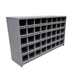 ALIJA 35 x 24 x 11 inch 35 Compartment Industrial Metal Storage Rack for Screws, Nuts & Bolts