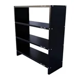 ALIJA 4 Shelf  Solid Metal Bookcase/Library/Book Shelf/Rack 36 x 35 x 12 Inch 