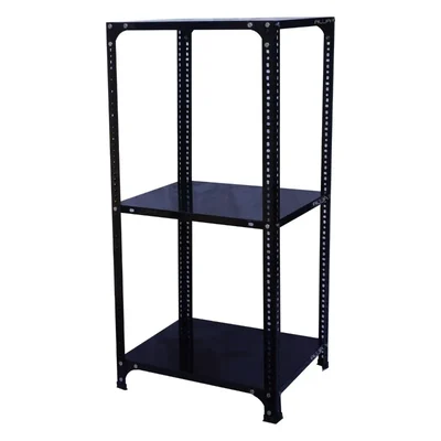 ALIJA 48 x 23 x 18 Inch 3 Shelves Multipurpose Adjustable Storage Rack With Accessories (22 Gauge Shelf 16 Gauge Angle)