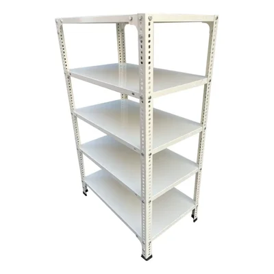 ALIJA 48 x 29 x 18 Inch 5 Shelves Multipurpose Adjustable Storage Rack With Accessories (22 Gauge Shelf 16 Gauge Angle)