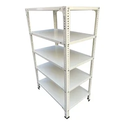 ALIJA 48 x 29 x 18 Inch 5 Shelves Multipurpose Adjustable Storage Rack With Accessories (22 Gauge Shelf 16 Gauge Angle)