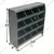 Alija 58.4 x 58.4 x 15.2 cm 4 Tier 16 Compartments Pigeon Hole Storage Rack