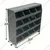 Alija 58.4 x 58.4 x 15.2 cm 4 Tier 16 Compartments Pigeon Hole Storage Rack