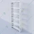 ALIJA Solid Metal Bookcase/Library/Book Shelf/Rack (60 x 29 x 6 Inch) with 6 Shelves (Ivory)