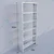 ALIJA Solid Metal Bookcase/Library/Book Shelf/Rack (60 x 29 x 6 Inch) with 6 Shelves (Ivory)