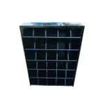 Alija 48 x 36 x 12 inch 6 Tier 30 Compartments Pigeon Hole Storage Rack