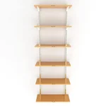 ALIJA 72 X 24 X 11 Inch 6 Shelves Multipurpose Adjustable Storage Rack With Accessories 