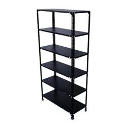 ALIJA 72 x 35 x 15 Inch 6 Shelves Multipurpose Adjustable Storage Rack With Accessories (24 Gauge Shelves, 18 Gauge Angle)