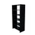 ALIJA 6 Shelves Solid Metal Bookcase/Library/Book Shelf/Rack 72 x 35 x 18 Inch (Black, Solid)