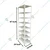 ALIJA 87 X 29 X 18 Inch 8 Shelves Multipurpose Adjustable Storage Rack With Accessories