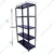 ALIJA 87 x 30 x 12 Inch 5 Shelves Multipurpose Adjustable Storage Rack With Accessories