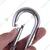 ALIJA 2.5 inch x 6 mm Thick Heavy Duty Spring Clips Hook Survival Tool - Pack of 8