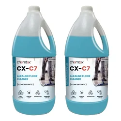 2 Pcs of Chemtex (5 Liter x 2 pcs) CX-C7 Alkaline Floor Cleaner