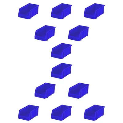 Alkon 170 x 100 x 85 mm Blue Storage Bin (SB 2) - Pack of 12