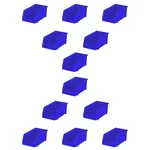 Alkon 170 x 100 x 85 mm Blue Storage Bin (SB 2) - Pack of 12