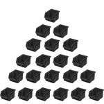 Alkon 150 x 110 x 75 mm Black Hippo Bin (612/S) - Pack of 21