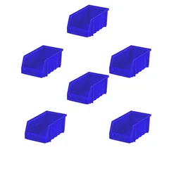 Alkon 170 x 100 x 85 mm Blue Storage Bin (SB 2) - Pack of 6