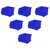 Alkon 280 x 210 x 180 mm Blue Storage Bin (ARTB 35) - Pack of 6