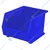 Alkon 280 x 210 x 180 mm Blue Storage Bin (ARTB 35) - Pack of 12