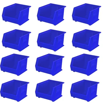 Alkon 280 x 210 x 180 mm Blue Storage Bin (ARTB 35) - Pack of 12