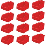 Alkon 290 x 180 x 145 mm Red and Blue Storage Bin (SB 4) - Pack of 12