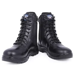 Allen Cooper AC 1095 Zipper Combat Safety Boot(Size-4)