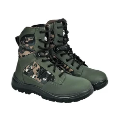 Allen Cooper AC 1097 Camouflage, Special Edition Jungle Boot, Olive Green(Size-4)