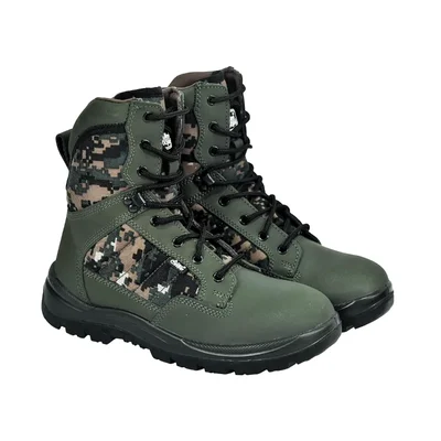 Allen Cooper AC 1097 Camouflage, Special Edition Jungle Boot, Olive Green(Size-6)
