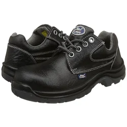 Allen Cooper AC-1265 Shock Resistant Safety Shoe, FRP Toe Cap For 200 Joules, Black(Size-5)