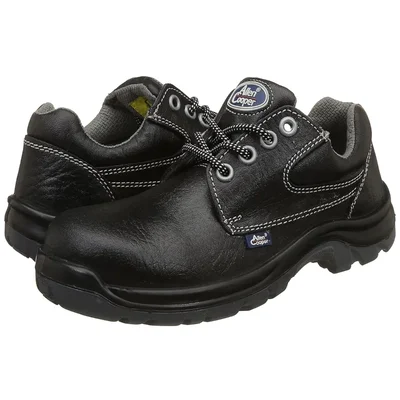 Allen Cooper AC-1265 Shock Resistant Safety Shoe, FRP Toe Cap For 200 Joules, Black(Size-5)