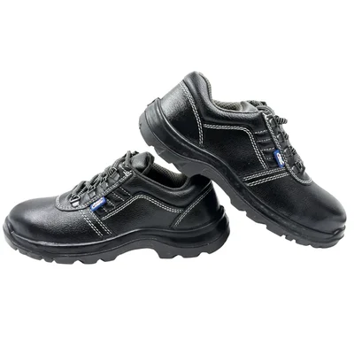 Allen Cooper AC 1267 Safety Shoes With Double Density DIP-PU Sole, Black(Size-6)