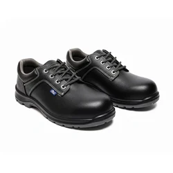 Allen Cooper AC-1284 ISI Marked Safety Shoe, With Double Density DIP-PU Sole, Black(Size-5)