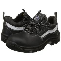 Allen Cooper AC-1425BLK ISI Marked Men's Safety Shoe With PU Midsole And NR OutSole Heat Resistant(Size-5)