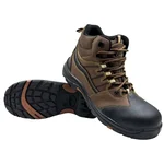 Allen Cooper AC-1432 ISI Marked High Ankle Safety Shoe, FRP Toe Cap for 200 Joules, Brown