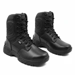 Allen Cooper AC 6078 Combat Boot, Premium Hi-Ankle Tactical Footwear with Side Zip for Elite Performance