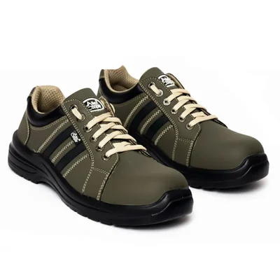 Allen Cooper ACL 1633 Safety Sneakers, 200J Fiber Toe Cap, Heat, Oil, Water & Mild-Acid Resistant(Size-7)