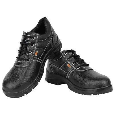 Allen Cooper AS-7075 Safety Shoe, Oxford Design, 200J Steel Toe Cap And Directly Injected SD PU Sole(Size-5)