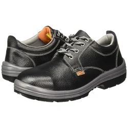 Allen Cooper Double Duty DD-7081 Safety Shoe, Classic Design, PVC Toe Cap, Directly Injected Double Density PU Sole(Size-5)