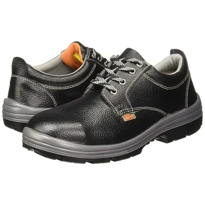 Allen Cooper Double Duty DD-7081 Safety Shoe, Classic Design, PVC Toe Cap, Directly Injected Double Density PU Sole(Size-5)