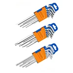 Wadfow 27 Pcs Hex Key, Ball-Point Hex Key & Torx Key Set (WHK5203)