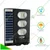 Gramstrong Solar Light of 162 Bright White LEDs, 5V Solar Panel with Motion Sensor for Outside Yard (1 Year Warranty)