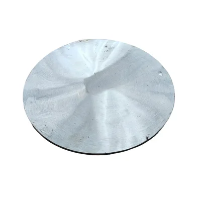 Pure Iron White Heavy Duty Aloo Tikki Bhalla Tawa 2 inch Deep (18 inch)