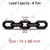 Heavy Duty 16 x 48 mm G80 Alloy Steel Load Chain - 8 Ton Load Capacity for Rigging, Hoisting,Towing etc.(Chain Length-3 Meter)