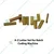  Brass 3 mm (A-Z) Letter Set for Ribbon Batch Coding Machine