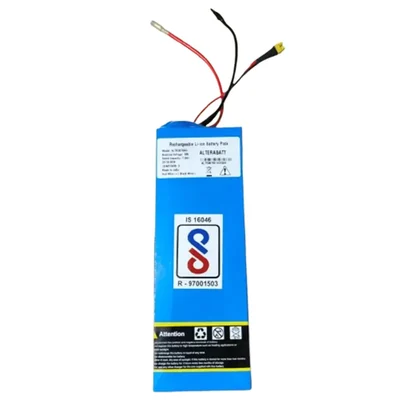 Alter 36 V, 13 AH Lithium Ion Soft Pack Battery With 468 WH Power
