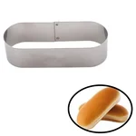 Aluminium 7 Inch Hot Dog Bun Ring , with 2 Inch Deep