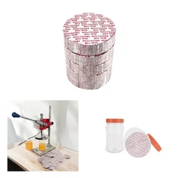 Smart Pack Aluminum Foil for Packing PET (Transparent) Plastic Jars Bottle(Pack of 1000 pcs)(Size-60 mm)